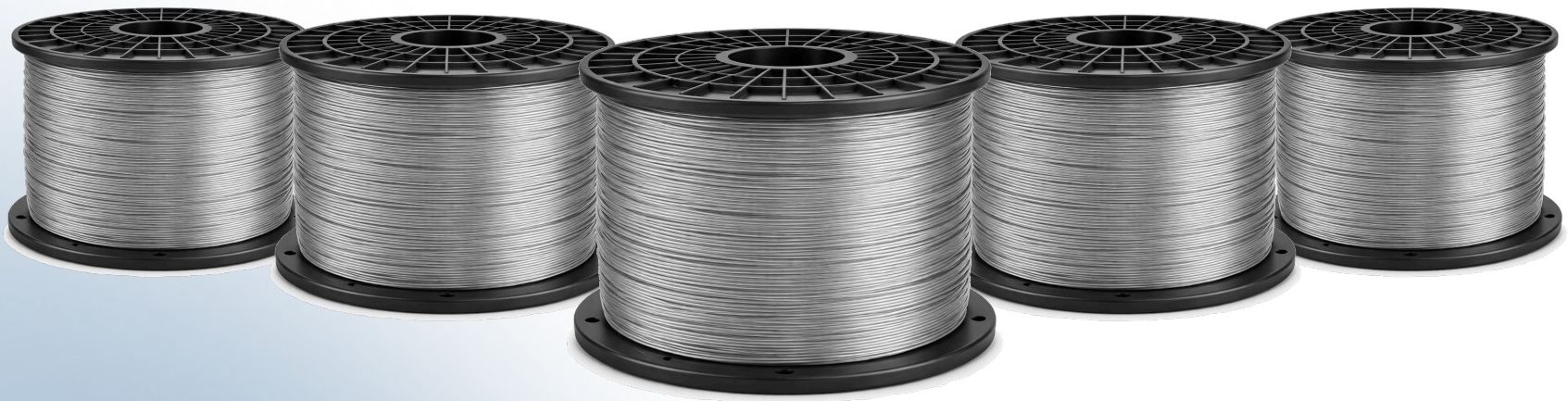 Metallic yarn output